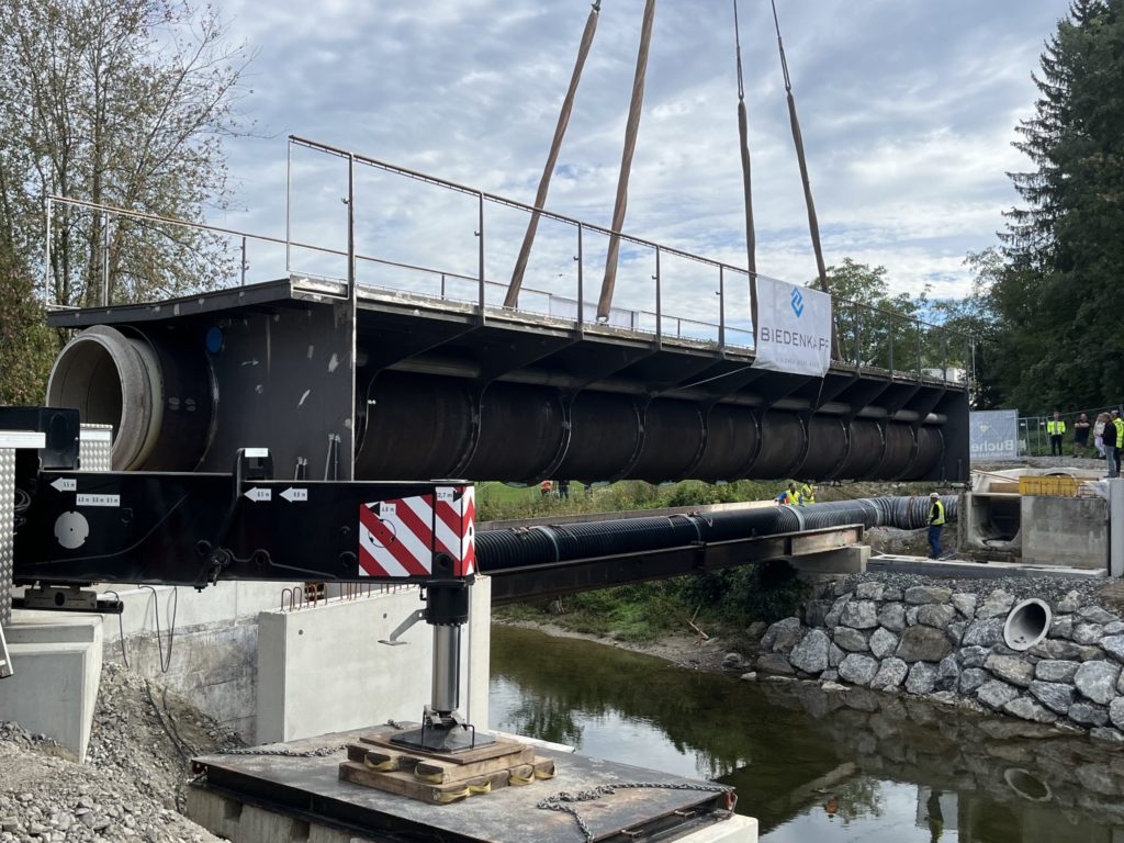 25-Meter-Brücke für die Landesgartenschau 2024
